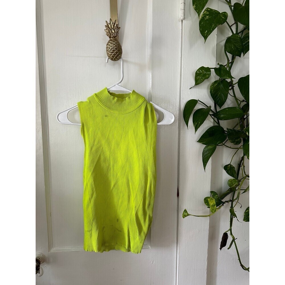 Zara Women’s size large fluorescent yellow tanktop